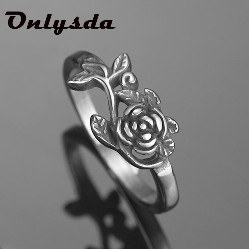 Vintage Fashion Stuff - Pengiriman Gratis Cincin Bunga Berat Baja