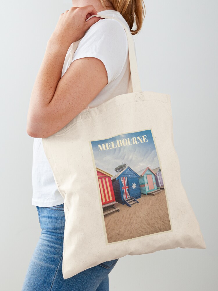 Vintage Fashion Melbourne - Tas Tote Perjalanan Vintage Melbourne, tas