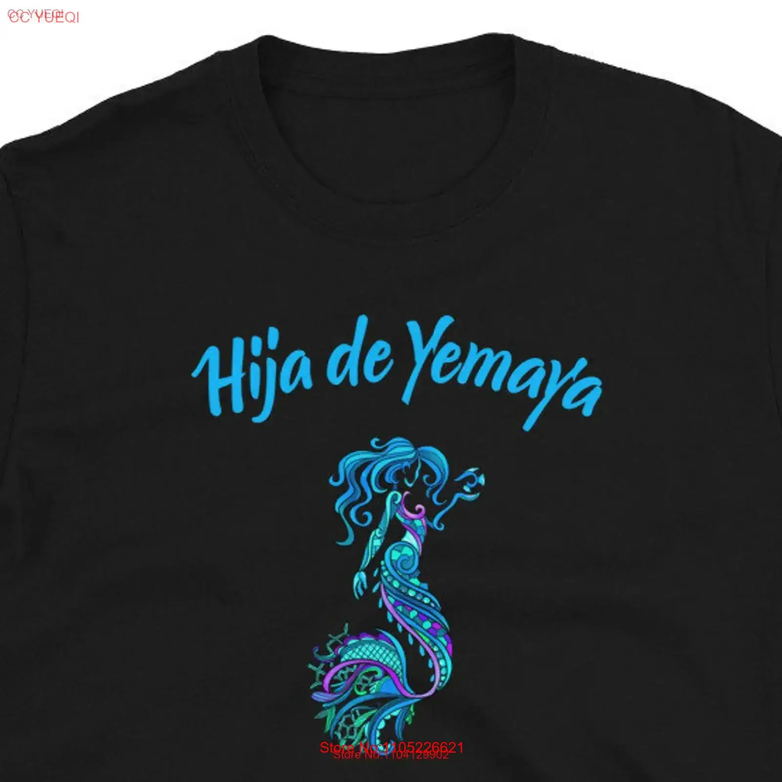 Vintage Yoruba Fashion - Kaos Yemaya Yemoja Yoruba Orisha Ifa