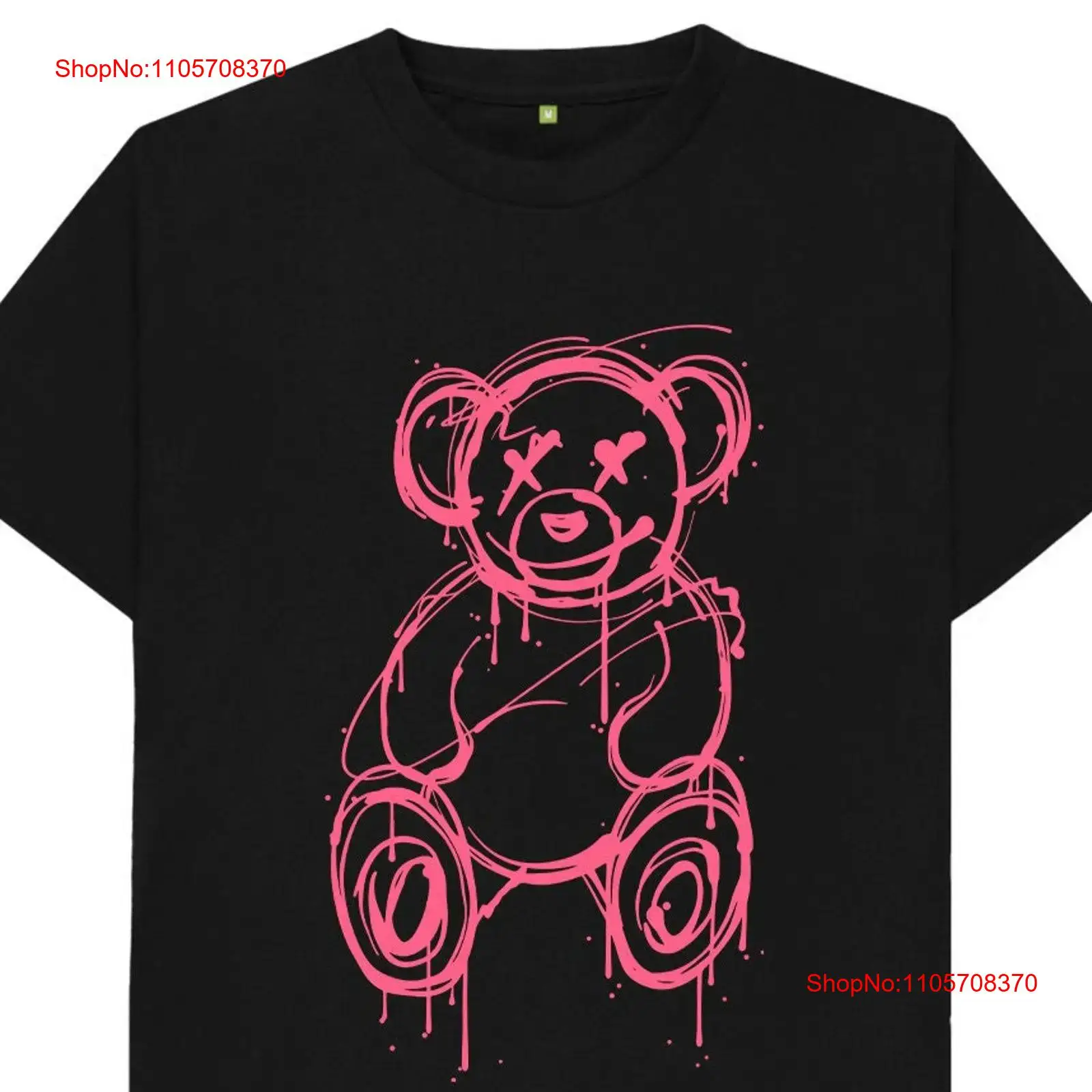 Vintage Fashion Sketches - Kaos Sketsa Teddy Bear Vintage Washed