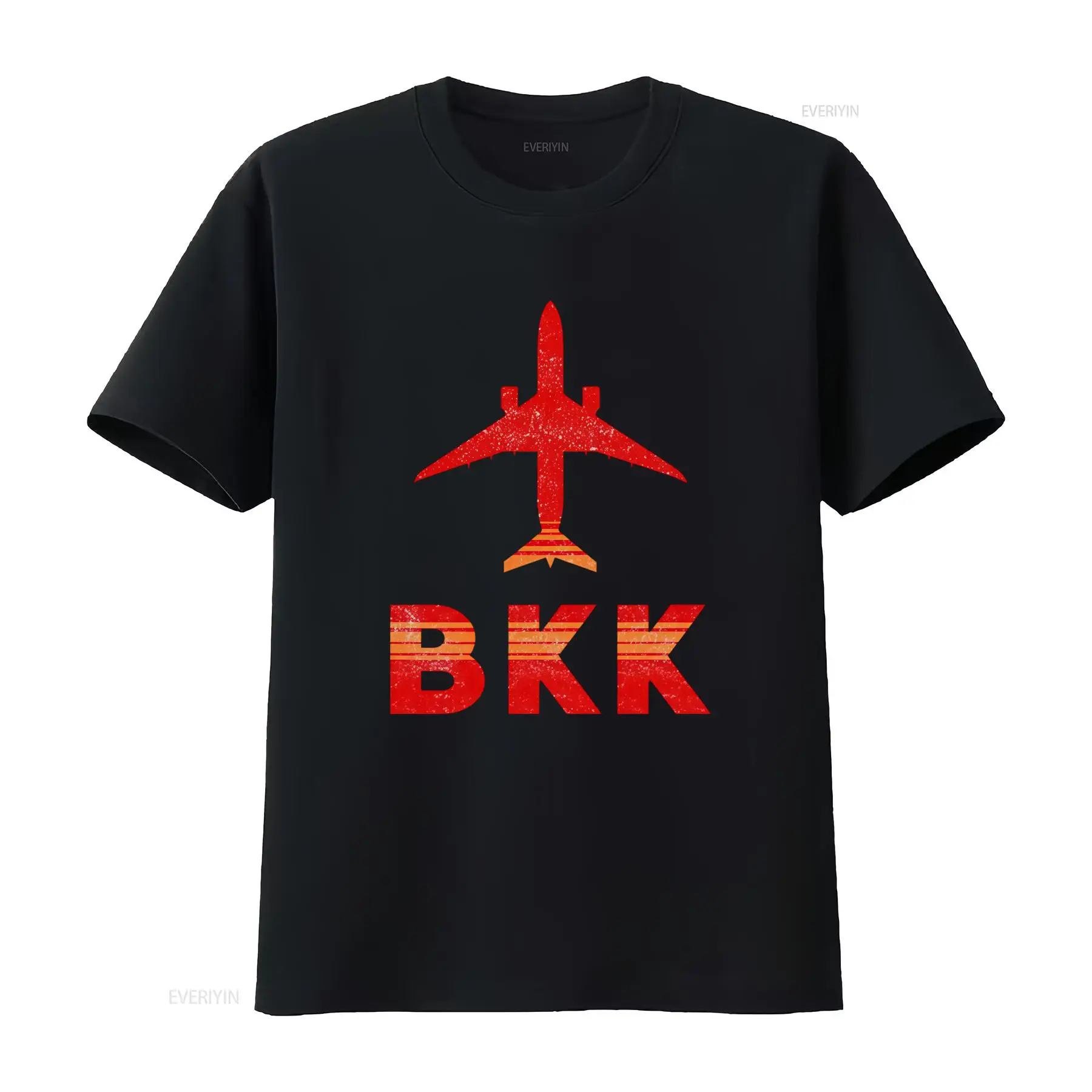 Vintage Fashion Bangkok - Kaos Penerbangan Thailand Suvarnabhumi Airport Bangkok