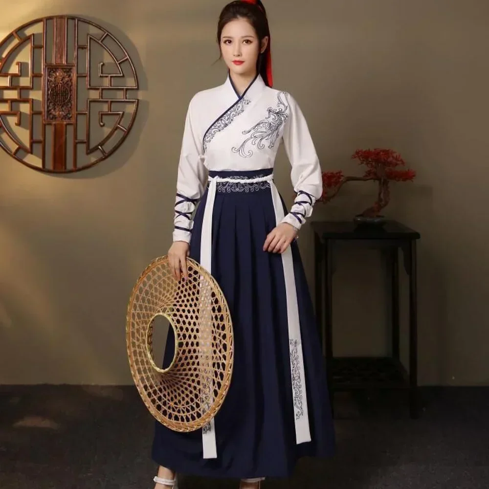 Vintage Fashion Style Men - Setelan 2 Potong Atasan Rok Wanita