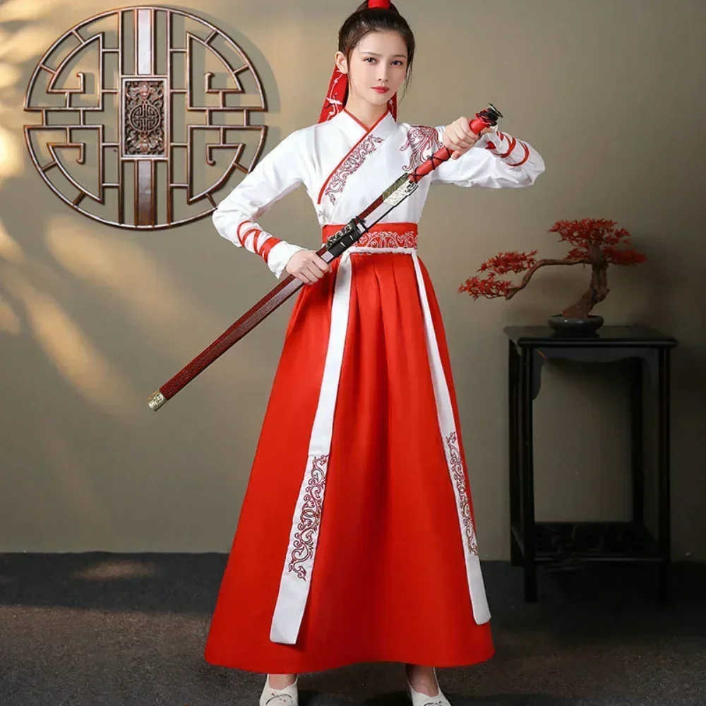 Vintage Fashion Style Men - Rok Atasan Wanita Hanfu Modern Set