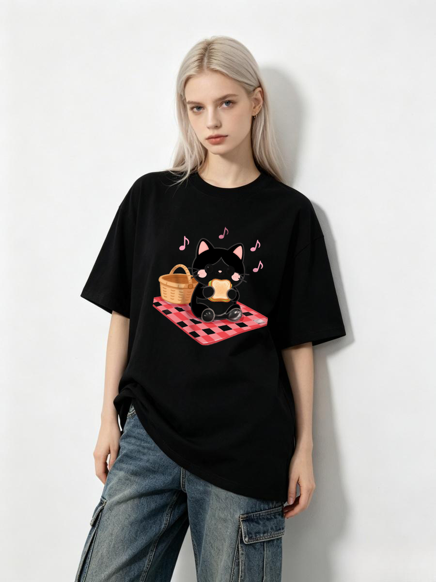 Retro Vintage Korean Fashion - T-Shirt Wanita Retro Vintage 90S Y2K