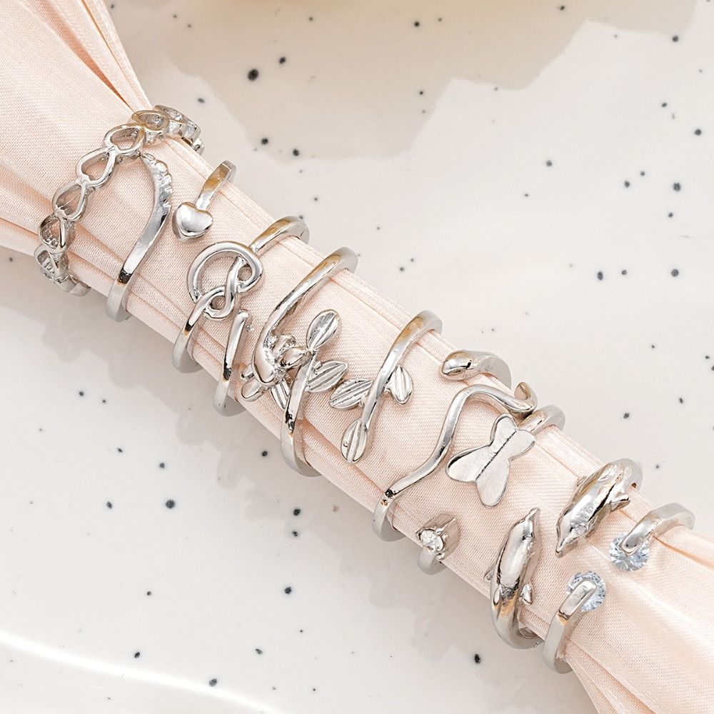 Vintage Fashion Rings - Cincin Kaki Vintage Cantik Berbentuk Hati,