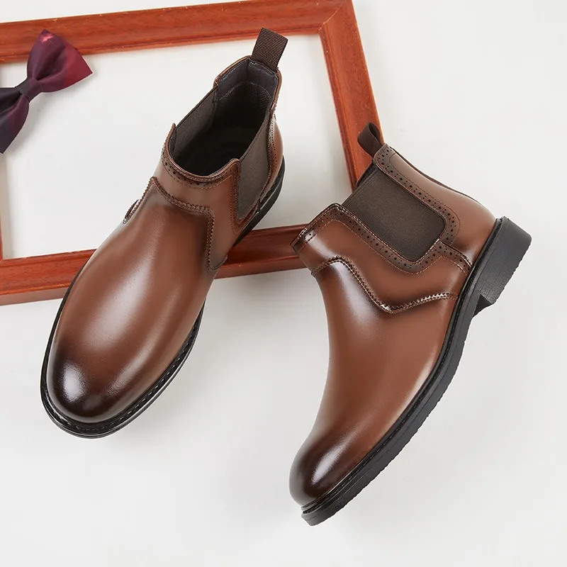Vintage Fashion Style Men - Sepatu Oxford Kulit Pria Vintage Mewah