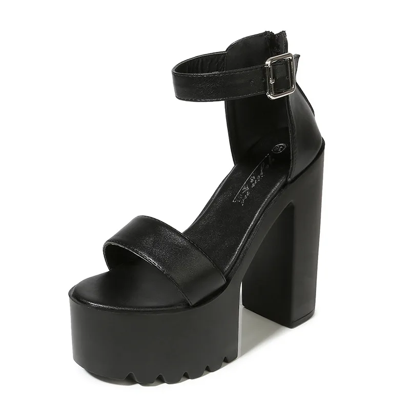 Vintage Fashion Heels - Sandal Musim Panas Putih 2026 Sepatu