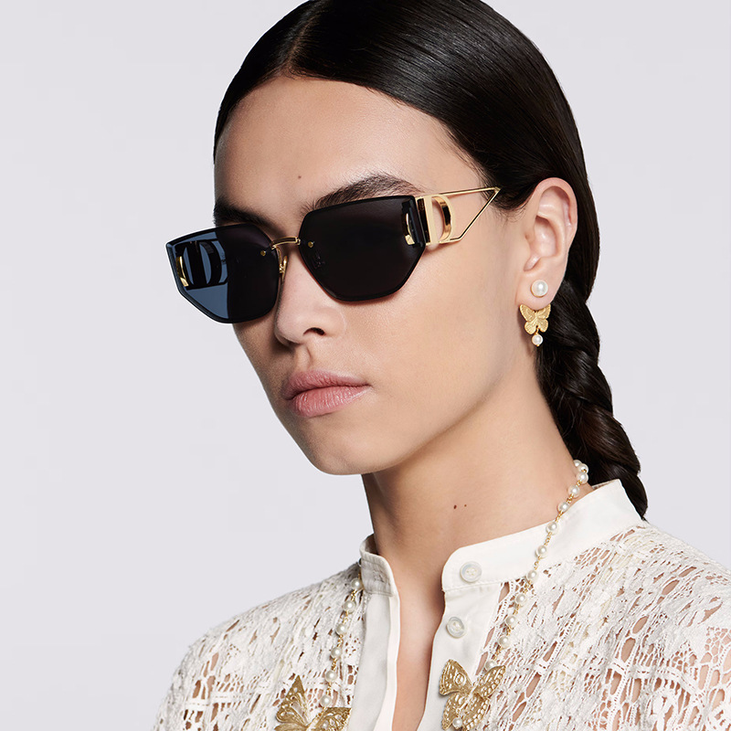 Vintage Fashion Brand Names - Kacamata Hitam Wanita Kacamata Tanpa Bingkai
