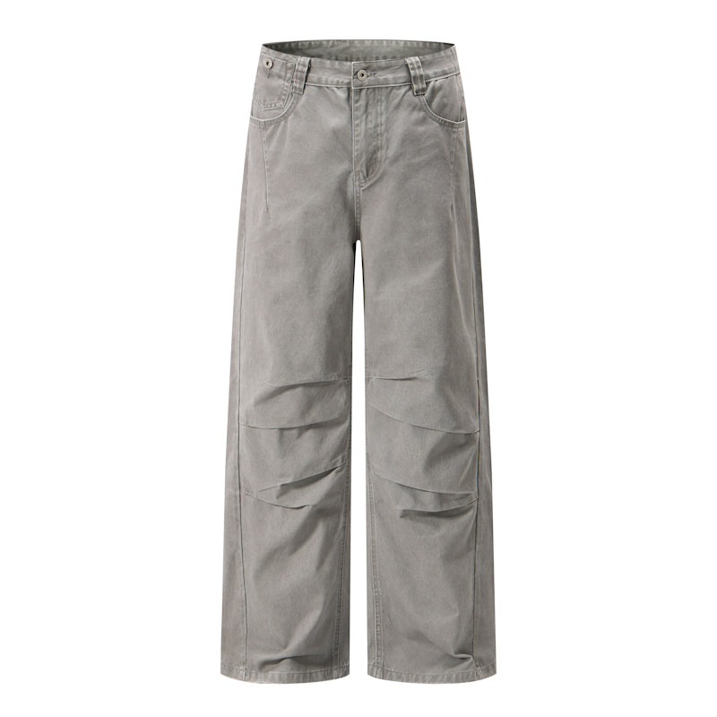 Vintage Fashion Style Men - Celana Cargo Pria Vintage Musim Gugur,
