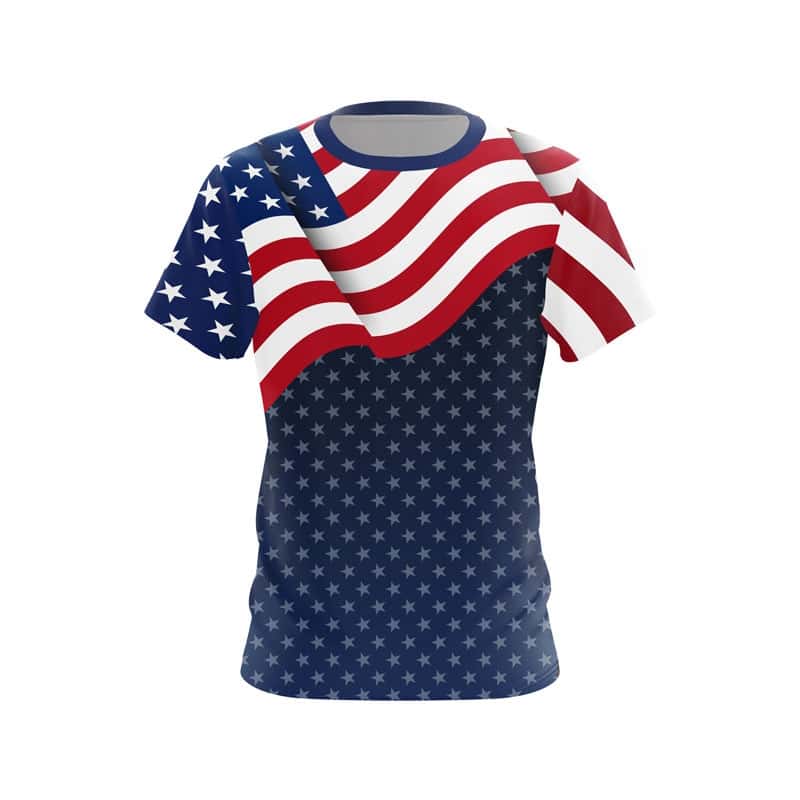 Bowling Shirt Camp - Kaos Cepat Kering Bermotif Olahraga Bowling