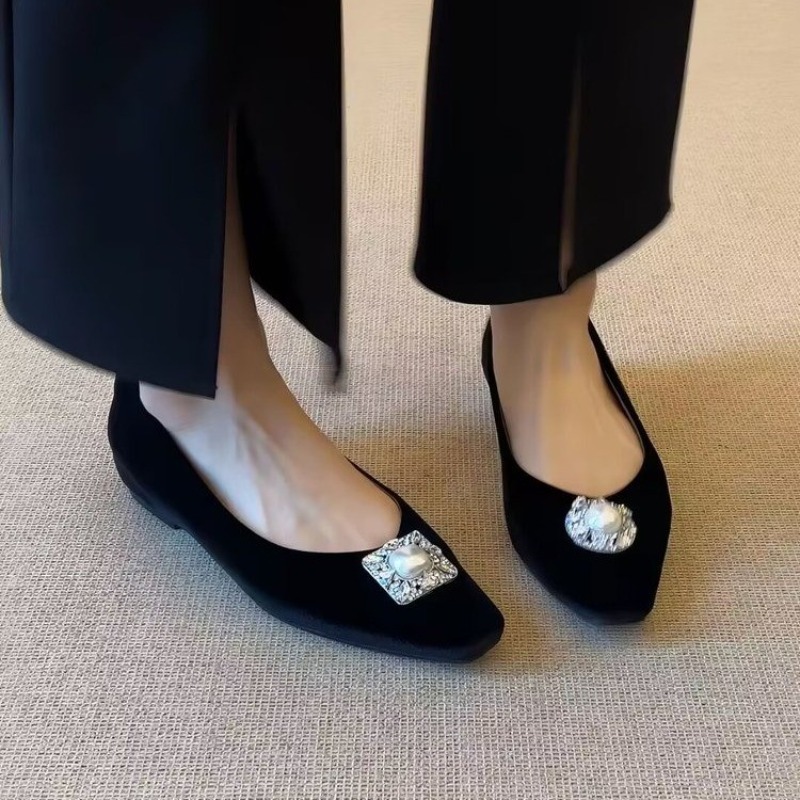 Sepatu Wanita Vintage Mutiara, - Vintage Fashion Heels ulasan dan harga