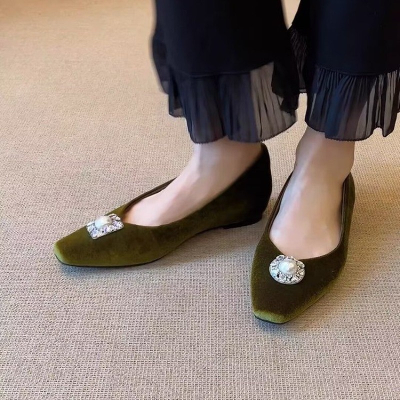 Sepatu Wanita Vintage Mutiara, - Vintage Fashion Heels ulasan dan harga