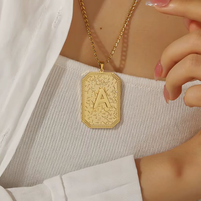 Kalung Retro Tekstur Retak Yan - Vintage Fashion Brand Names ulasan dan harga