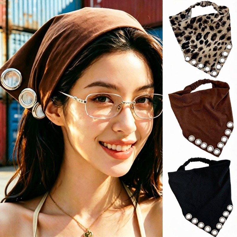 Syal Segitiga Motif Leopard Vi - Vintage Fashion Rings ulasan dan harga
