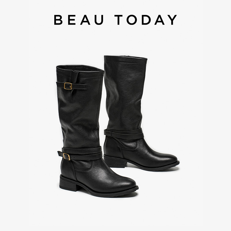 BEAUTODAY Sepatu Bot Panjang W - Vintage Fashion Heels ulasan dan harga