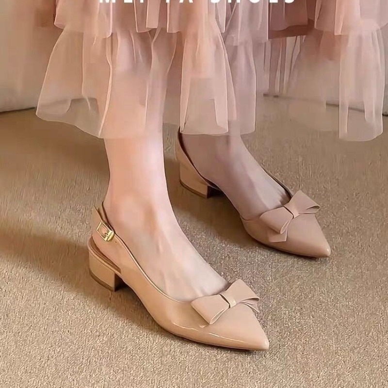 Sepatu Sandal Wanita Model Bao - Vintage Fashion Heels ulasan dan harga