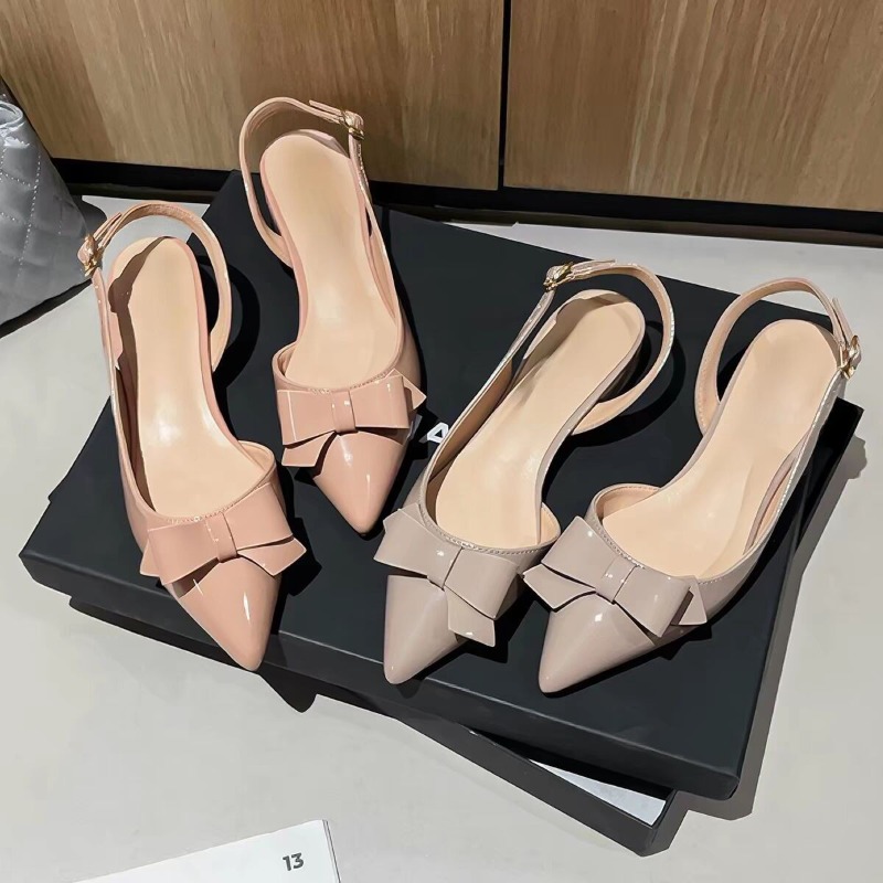 Sepatu Sandal Wanita Model Bao - Vintage Fashion Heels ulasan dan harga