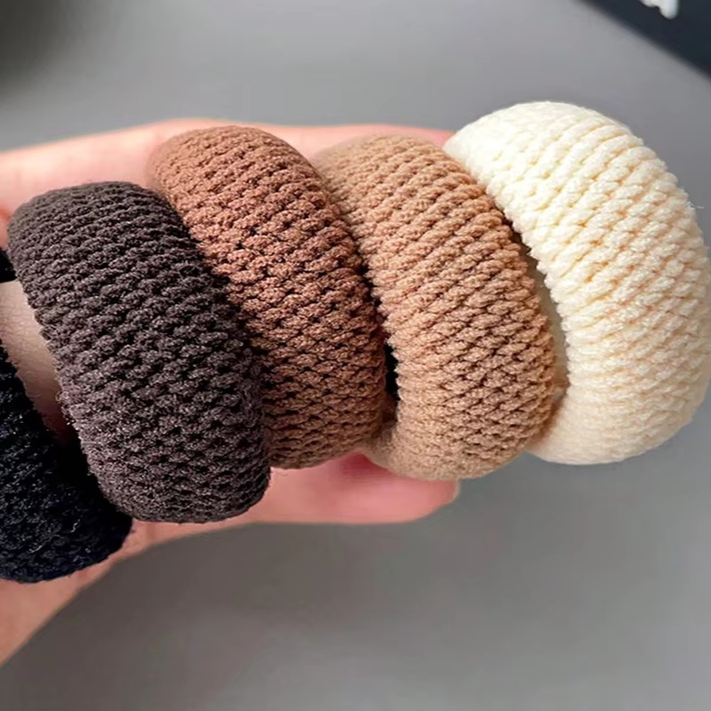 5/10 Buah Ikat Rambut Tebal un - Vintage Fashion Rings ulasan dan harga