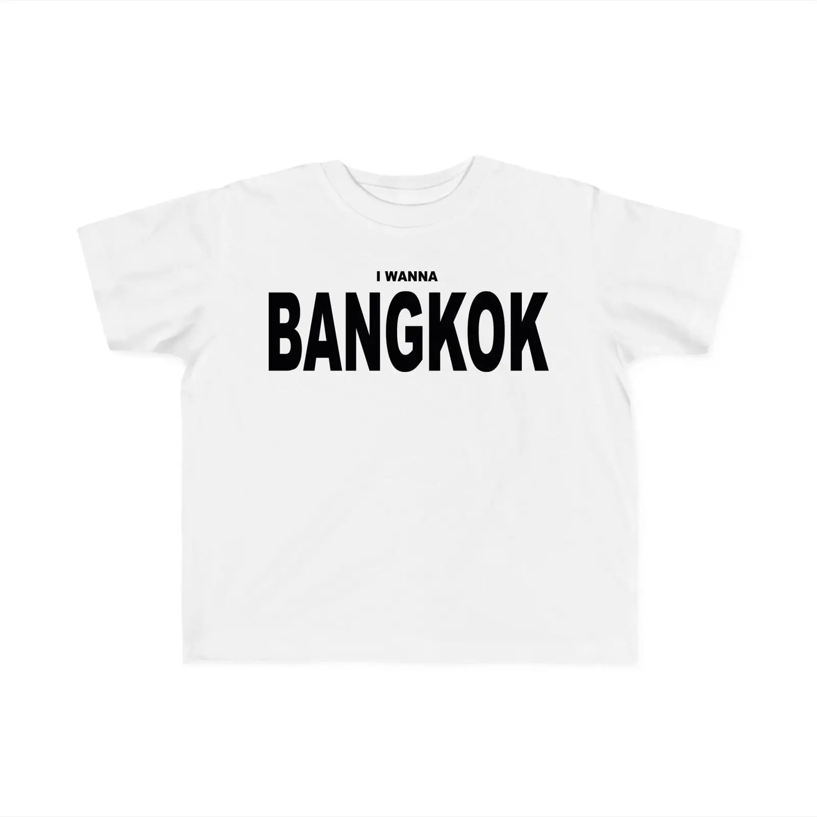 Kaos I Wanna Bangkok Baby vint - Vintage Fashion Bangkok ulasan dan harga