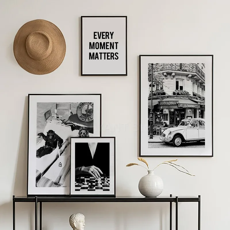 Lukisan kanvas seni dinding an - Vintage Fashion Sketches ulasan dan harga