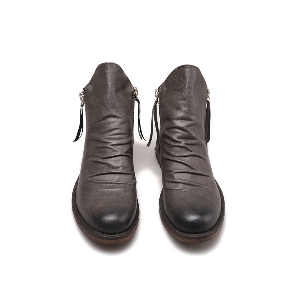 Sepatu Bot Motor Kulit Asli Pr - Vintage Fashion Style Men ulasan dan harga