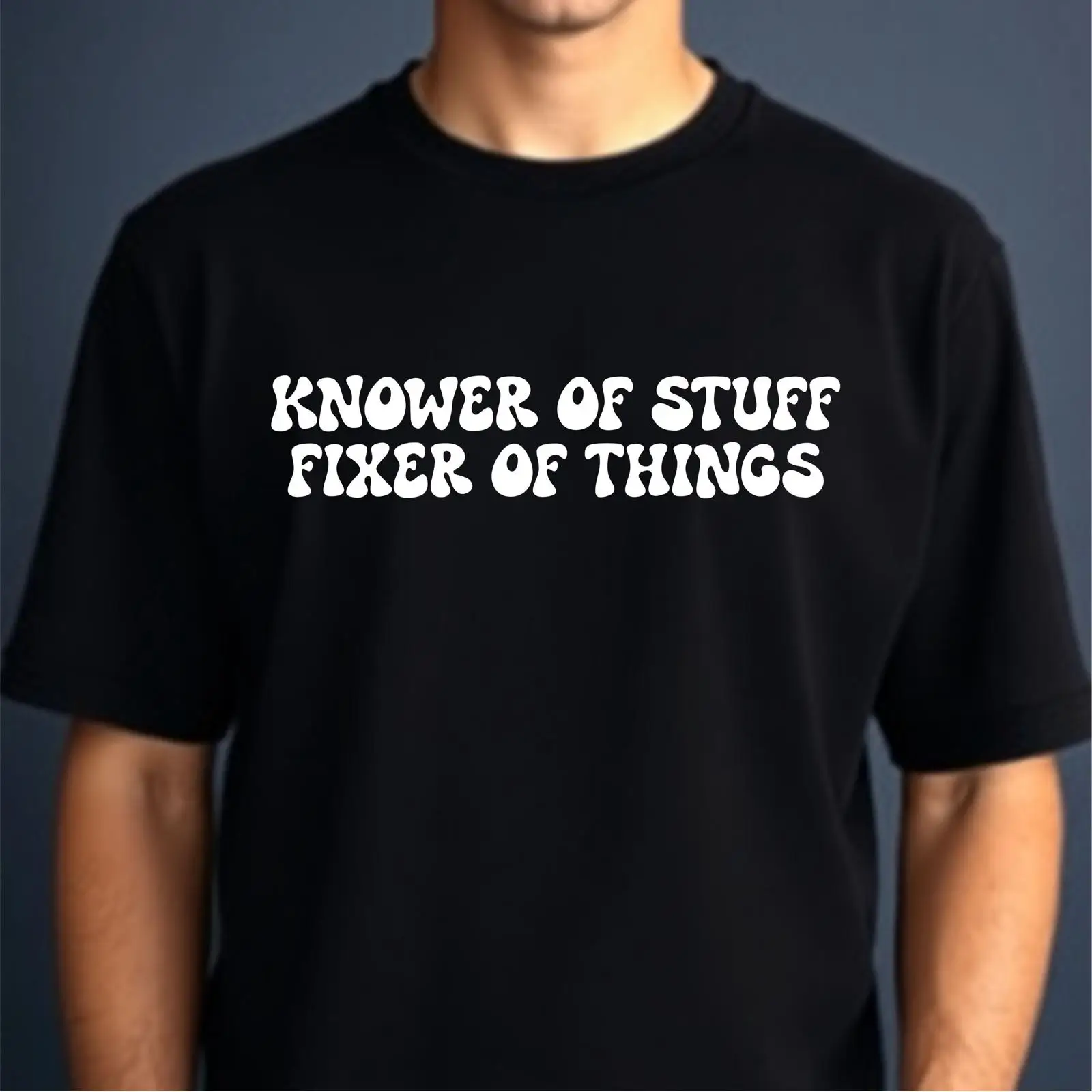 Kaos Pria 'Knower Of Stuff Fix - Vintage Fashion Stuff ulasan dan harga