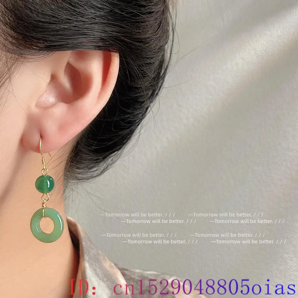 Anting Cincin Giok Asli Hijau  - Vintage Fashion Rings ulasan dan harga