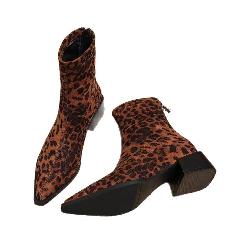 Sepatu Bot Wanita Hak Rendah M - Vintage Fashion Style ulasan dan harga