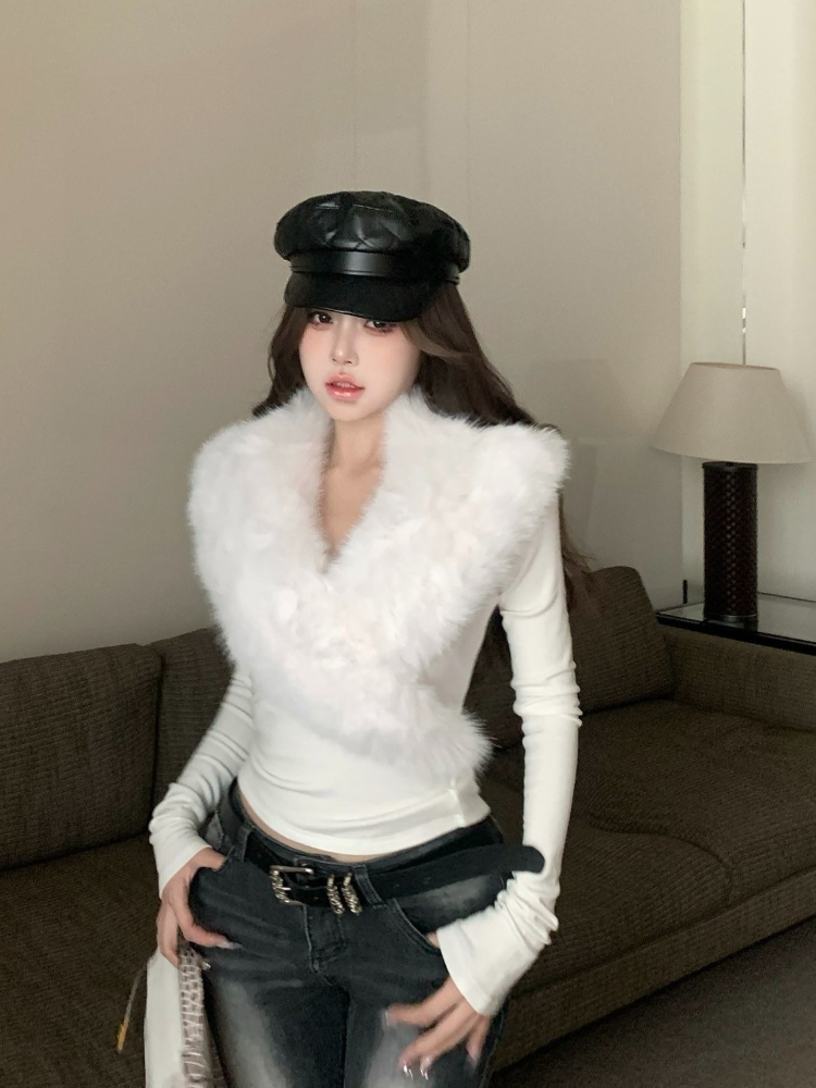 Sweter Lengan Panjang Musim Di - Retro Vintage Korean Fashion ulasan dan harga