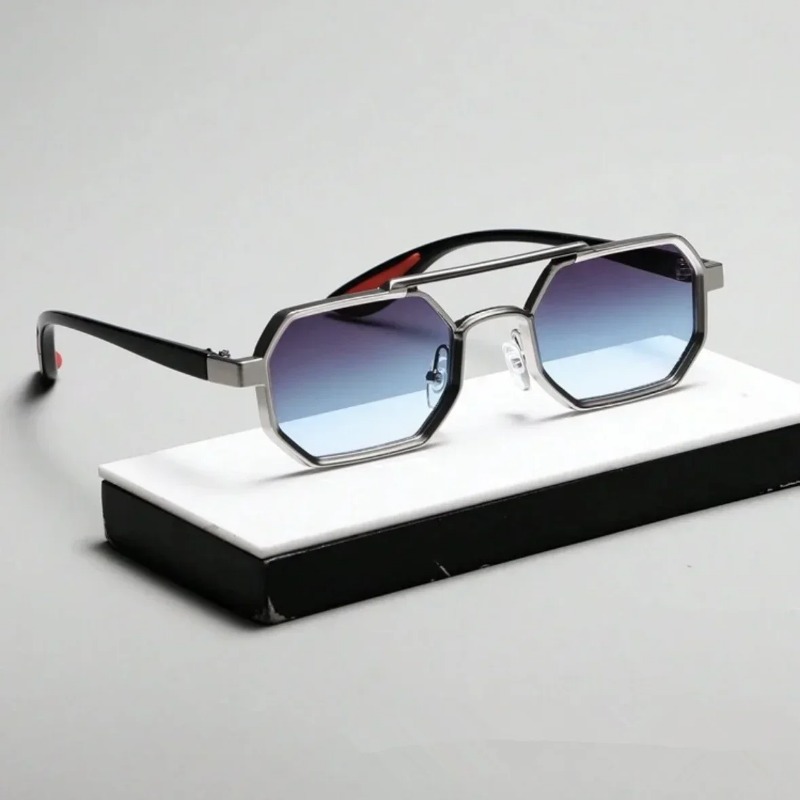Kacamata Hitam Vintage Persegi - Vintage Fashion Style Men ulasan dan harga