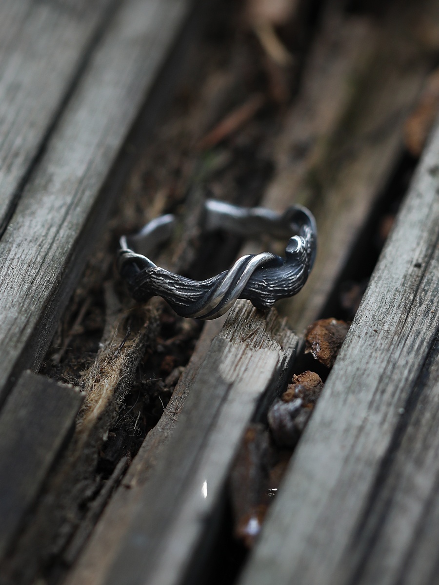 Cincin Perak Asli 999 Perak Mu - Vintage Fashion Rings ulasan dan harga