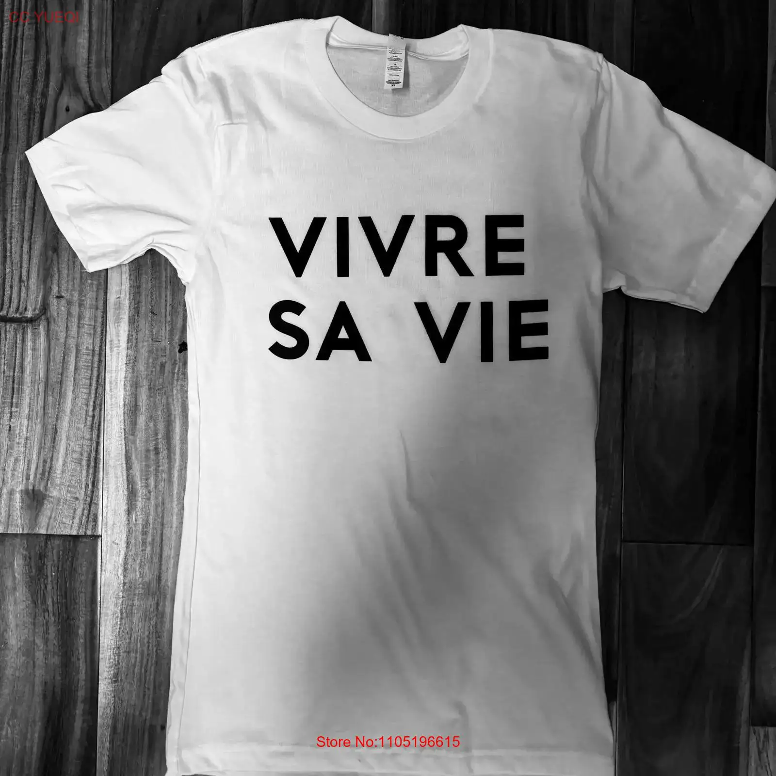 Kaos Vintage French T-Shirt, F - French Vintage Fashion ulasan dan harga