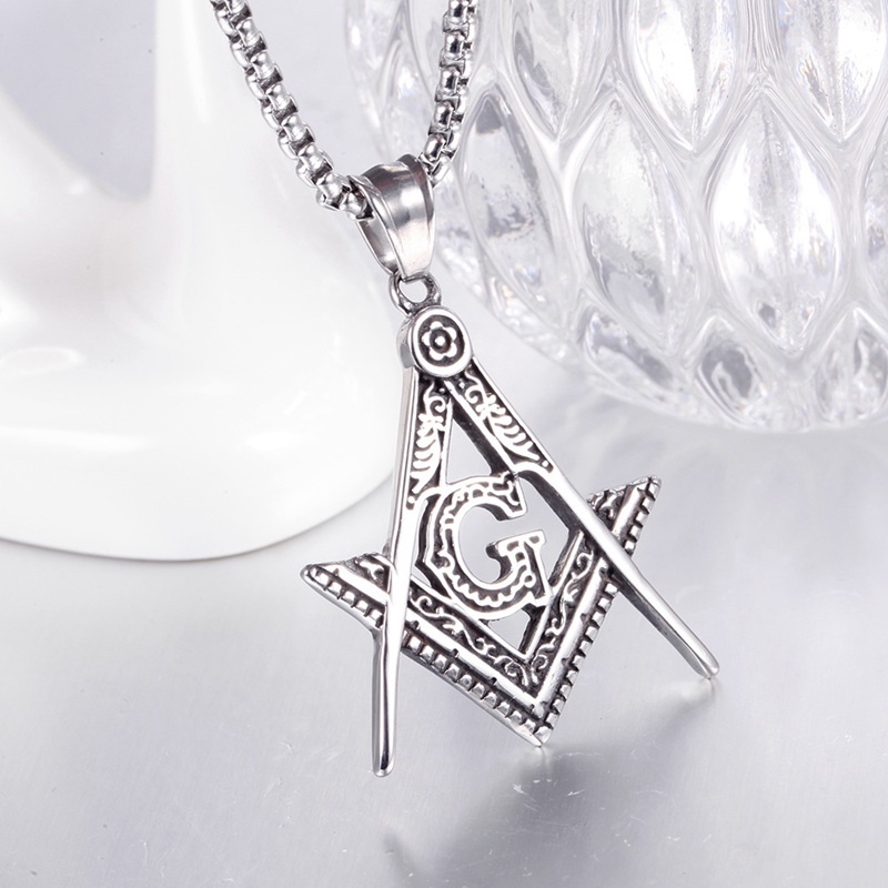 Kalung Liontin Freemasonry Ag  - Vintage Fashion Stuff ulasan dan harga
