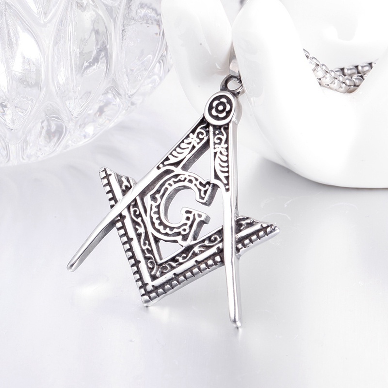 Kalung Liontin Freemasonry Ag  - Vintage Fashion Stuff ulasan dan harga