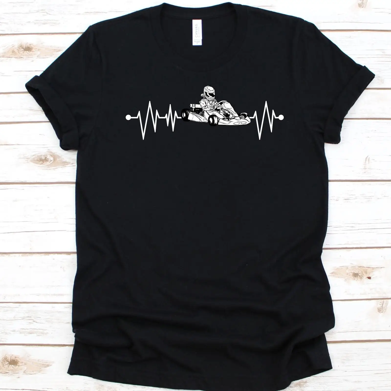 Kaos Go Kart Racing Heartbeat  - Vintage Fashion Enthusiasts ulasan dan harga