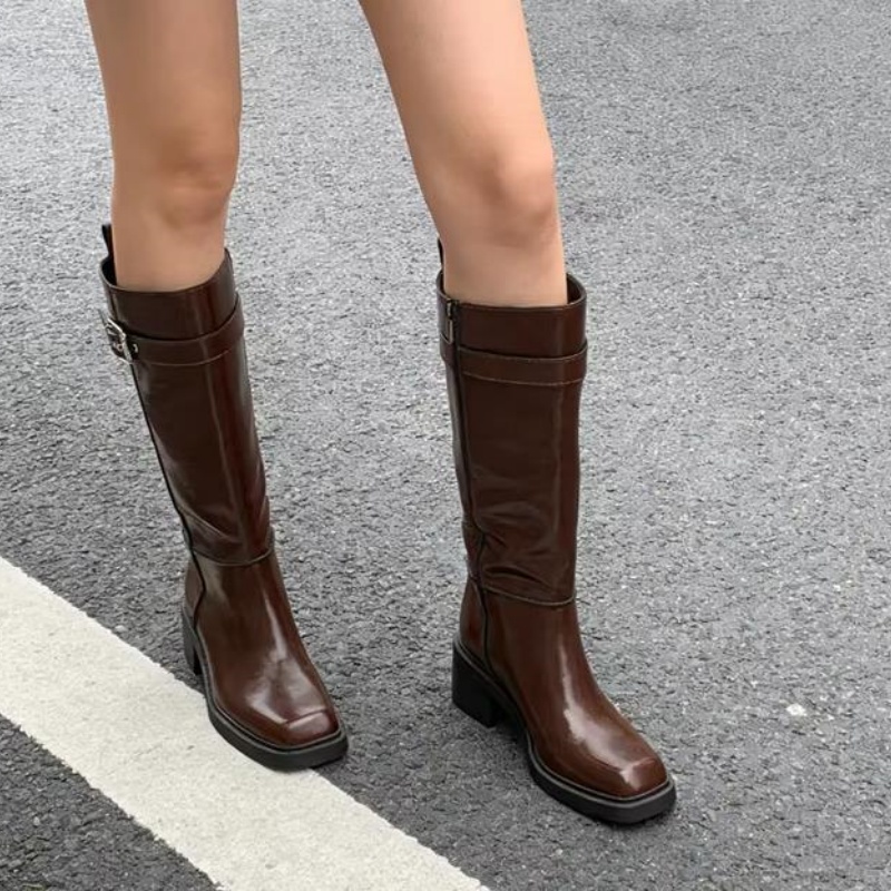 Sepatu Bot Setinggi Lutut Warn - Vintage Fashion Style ulasan dan harga
