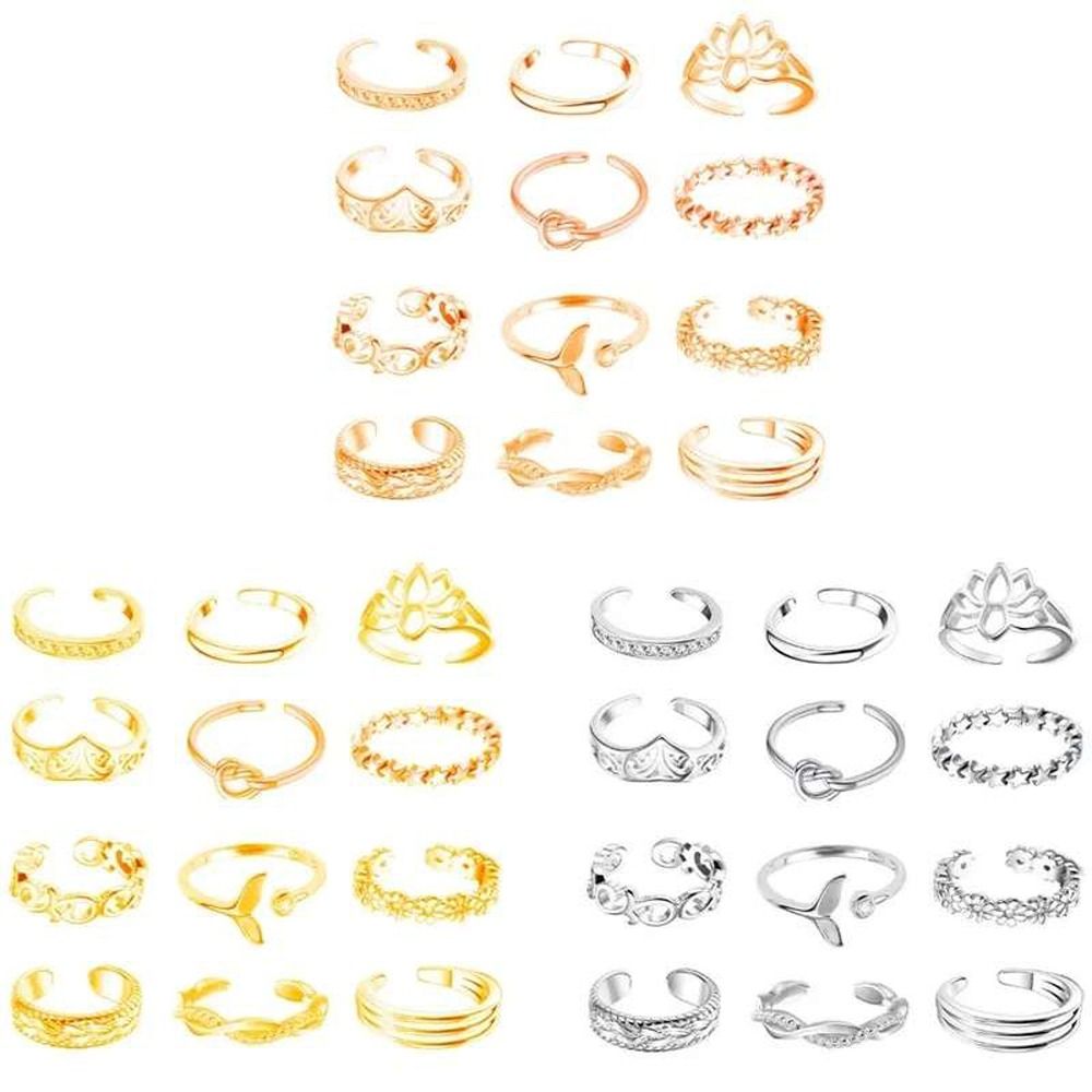 Aksesoris Kaki Pantai Alloy, P - Vintage Fashion Rings ulasan dan harga
