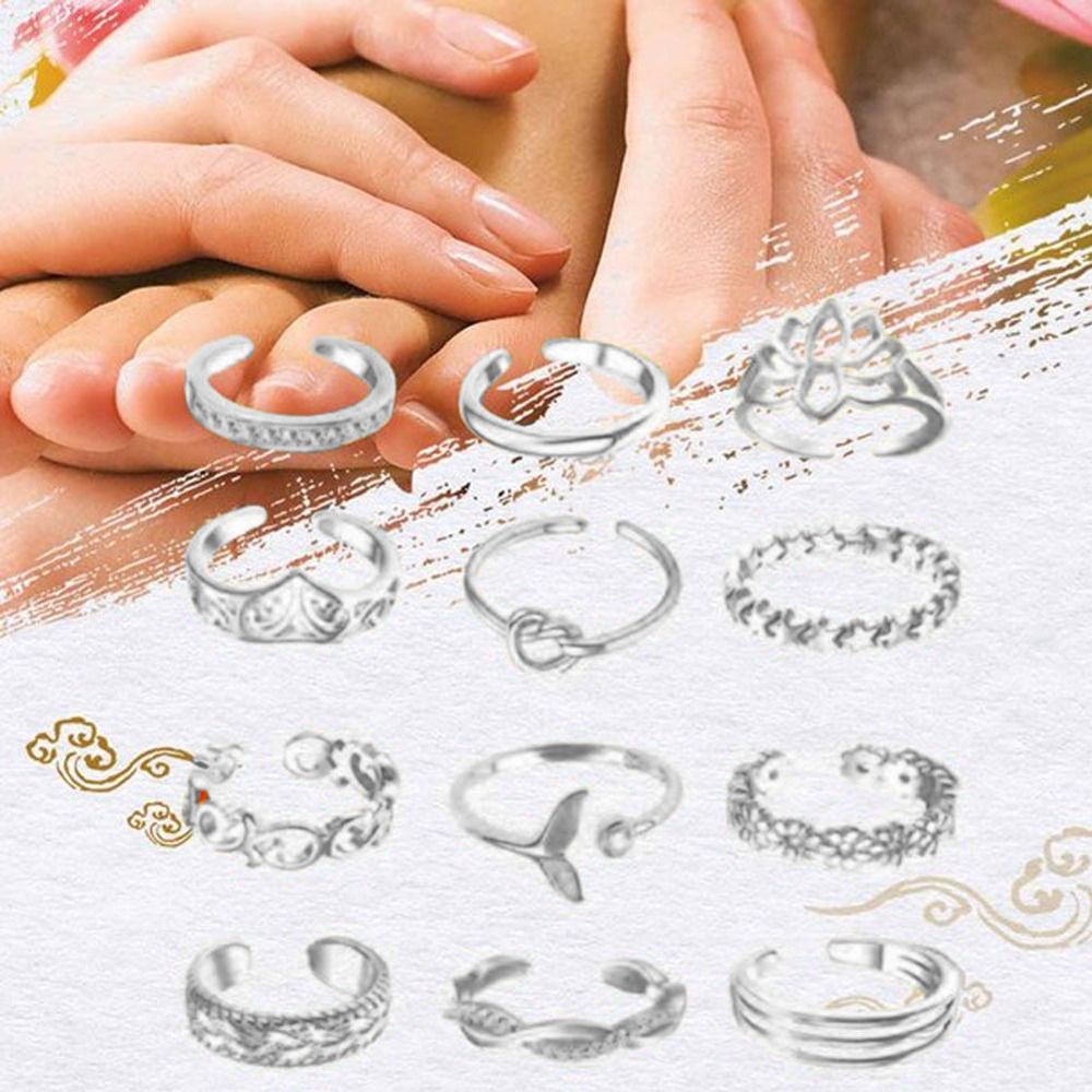 Aksesoris Kaki Pantai Alloy, P - Vintage Fashion Rings ulasan dan harga