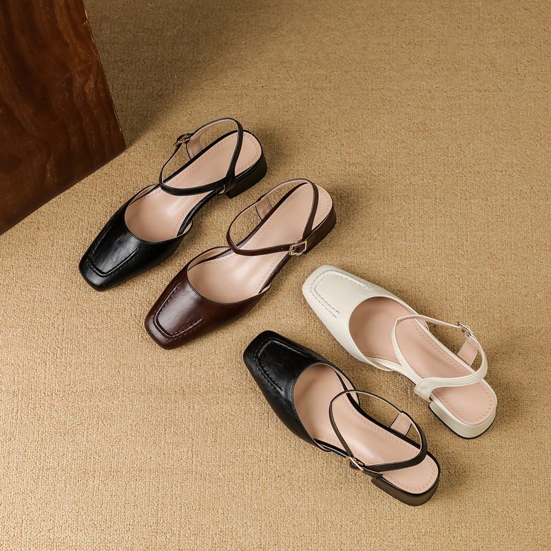 Girseaby 2025 Sandal Wanita Uj - Vintage Fashion Heels ulasan dan harga