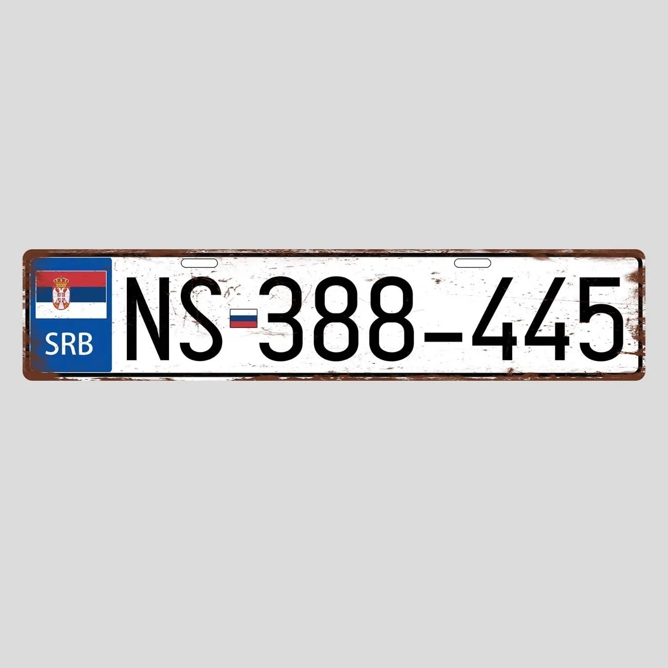 Plat Nomor Retro Serbia yang D - Vintage Fashion Plates ulasan dan harga