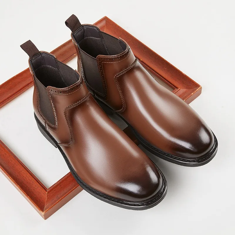 Sepatu Oxford Kulit Pria Vinta - Vintage Fashion Style Men ulasan dan harga