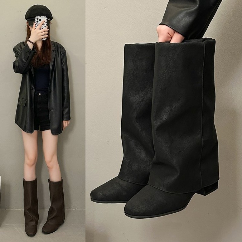 Sepatu Bot Fashion Vintage Mod - Vintage Fashion Heels ulasan dan harga