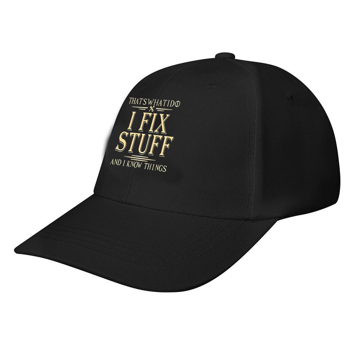 Topi Bisbol Hitam Vintage I Fi - Vintage Fashion Stuff ulasan dan harga
