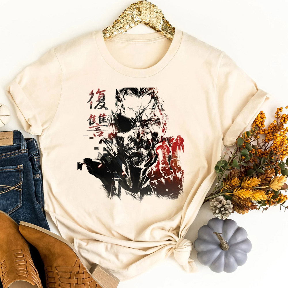 Kaos Metal Gear Solid remaja c - Retro Vintage Korean Fashion ulasan dan harga