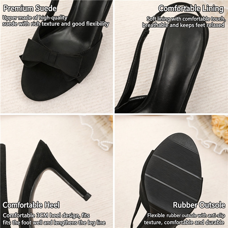 Sepatu Pumps Wanita Model Peep - Vintage Fashion Heels ulasan dan harga